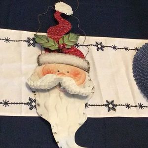 Metal Art 3D Santa Clause wall hanging